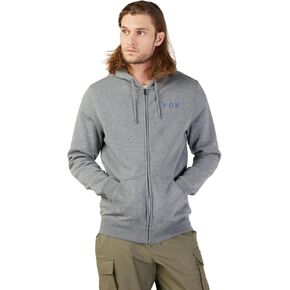 Fox Racing Men's Standard Flora Fleece Zip, Black, Medium