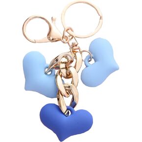 Yrrue Accessories Keychains for Women's Bags - Colorful Sweet Heart Pendants Car Keychains Cute Shapes Accessories for Women