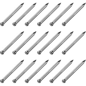 METALLIXITY Finishing Nails (2x25mm) 100pcs, Carbon Steel Hardware Nails - for Woodworking Baseboard