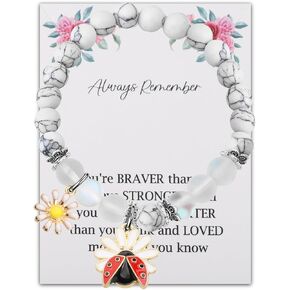 BNQL Ladybug Bracelets Gifts for Women Girls Ladybug Charm Bracelet Ladybug Jewelry Inspiration Ladybug Gifts Ladybug Lover Gifts