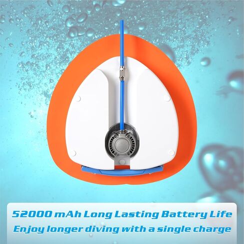 CRONDA Base Upgraded Scuba Diving Ventilator Tankless Diving System,Portable Rechargeable Scuba Diving Tank, Waterproof Air Compressor，Swimming Pool Toys Diving Toys,Dive Without Tanks in Kuwait