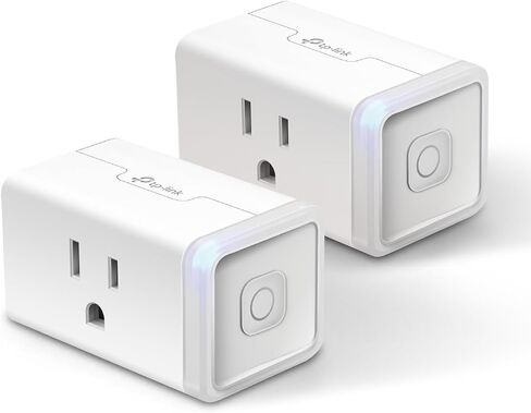 Kasa Smart Plug Ultra Mini 15A، منفذ واي فاي منزلي ذكي يعمل مع Alexa وGoogle Home وIFTTT، لا يتطلب محورًا، معتمد من UL، 2.4G WiFi فقط، عبوتان (EP10P2)، أبيض in Kuwait