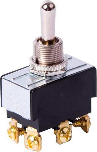 مفتاح تبديل بمقبض كهربائي طويل من Gardner Bender GSW-111، SPST، تشغيل-إيقاف، 20 أمبير/125 فولت تيار متردد، طرف لولبي in Kuwait