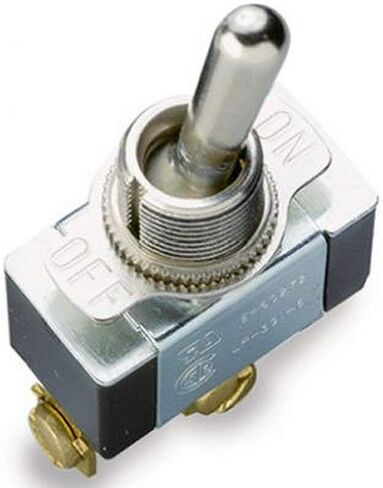 مفتاح تبديل بمقبض كهربائي طويل من Gardner Bender GSW-111، SPST، تشغيل-إيقاف، 20 أمبير/125 فولت تيار متردد، طرف لولبي in Kuwait