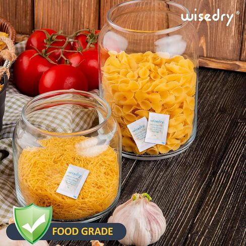 ويسدري عبوة من 120 عبوة بوزن 2 غرام من جل السيليكا المجفف مع خرز مؤشر ملون، عبوات ماصة للرطوبة لصناديق الطعام والاحذية والتوابل، مجموعة بذور التخزين من الدرجة الغذائية in Kuwait