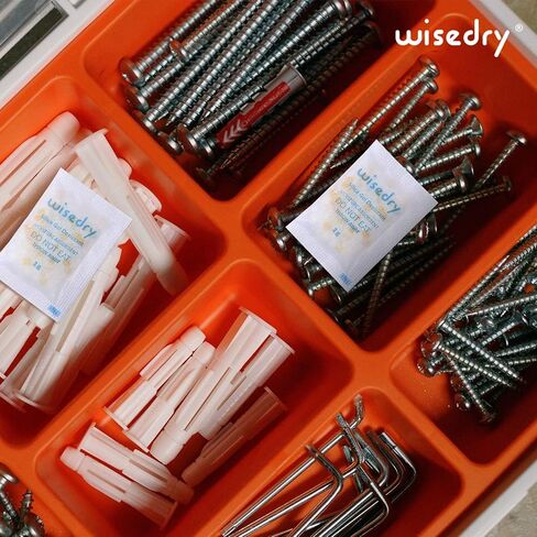 ويسدري عبوة من 120 عبوة بوزن 2 غرام من جل السيليكا المجفف مع خرز مؤشر ملون، عبوات ماصة للرطوبة لصناديق الطعام والاحذية والتوابل، مجموعة بذور التخزين من الدرجة الغذائية in Kuwait