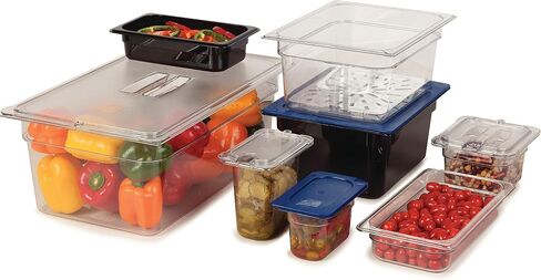 منتجات Carlisle FoodService 3068607-E وعاء طعام بلاستيكي، مقاس 1/9، عمق 2.5 بوصة، شفاف in Kuwait