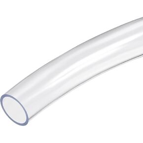 DMiotech 3.0mm ID 6mm OD Clear PVC Tube Flexible Transparent Hose Vinyl Tubing for Garden Water Tube,Air Tube Oil Tube,5m Length