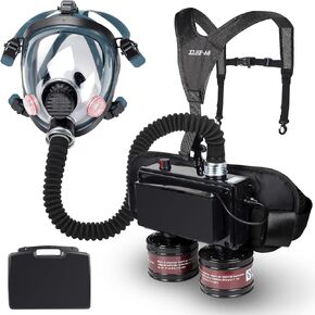 Xaafgv Reusable Half Face Respirator 7502, Respirator Mask with 60923 Filters Against Gases, Vapors, Dust, Fumes Suitable for Painting, Grinding, Welding, Sanding, Chemicals and Other Work, Medium