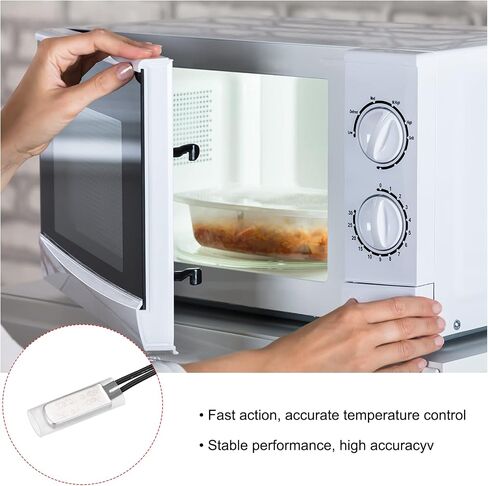 Rebower KSD9700 NC 130C مفتاح التحكم في درجة الحرارة مفتاح الحماية الحرارية للترموستات - إغلاق عادة/250 فولت 5 أمبير/معدن/2 قطعة in Kuwait