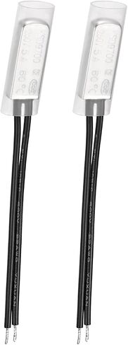 Rebower KSD9700 NC 130C مفتاح التحكم في درجة الحرارة مفتاح الحماية الحرارية للترموستات - إغلاق عادة/250 فولت 5 أمبير/معدن/2 قطعة in Kuwait