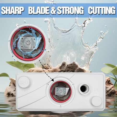 EXTRAUP 600W Macerator Sewerage Sump Pump Waste Water Marine Toilet Disposal Laundry in Kuwait