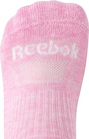 Reebok Girls' Cushioned Comfort Athletic Performance No-Show Ankle Low Cut Socks (6 Pack) in Saudi Arabia
