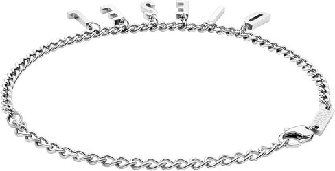 Diesel Men's Silver Stainless Steel Chain Bracelet (Model: DX1476040) in Saudi Arabia