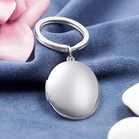 PHOCKSIN Love Heart Key Chains for Women Men Locket Keychain Dog Paw Print Photo Lockets That Holds Pictures Jewelry in Saudi Arabia