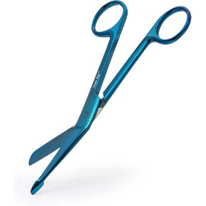 Green Max Lister Bandage Scissors-Safety Bandage & Trauma Shears-Stainless Steel Professional Scissors for First Aid Utility-Medical Care & Home Nursing-Size 5.5''-Color Multi