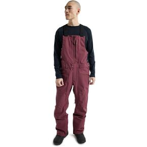 Burton Mens Reserve Bib Pant, True Black New, Small