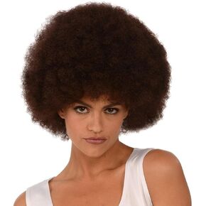 Kangaroo Cruella De Vil Wig: Black and White Wig - Perfect for Cosplay, Halloween, and 101 Dalmatians Themed Events, Half Black, Half White Easy-to-Wear Wig