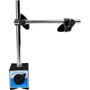 HFS(R) 4-1/2" x 1" x 1-1/4" Dial Indicator with Magnetic Base 135lbs/60kg Max Pull Clamping Hole Diameter 8mm