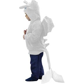 ComfyCamper Dragon Costume Hoodie, Animal Play Sweatshirt for Boys Girls (8-10 Years, Black)
