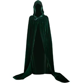 hahomin Adults Winifred Mary Sarah Sanderson Cosplay Hooded Cloak Cape Sanderson Sisters Halloween Costume Prop Women Men