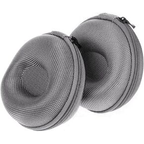 Pack of 2 Zipper Travel Watch Cases Single Watch Storage Boxes for Watches up to 50mm