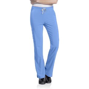 Urbane Performance Tailored Fit Stretch 6-Pkt Cargo Scrub Pants for Women 9312