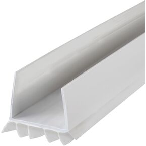 M-D Building Products 43338 36 in. Clear Vinyl U-Shape Cinch Slide-On Under Door Seal