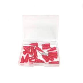 20 Pack - 20 Ga 1/2 Inch Blunt Tip Dispensing Needle with Luer Lock,Pink