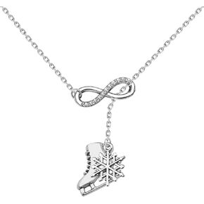UJIMS Ice Skate Gift Skater Charm Bracelet for Skate Lover Skating Team Sport Skater Jewelry Figure Skating Gift for Girl