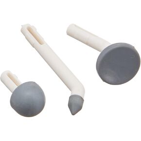 Rolyan Mini Massager, Compact Battery Operated Medical Massager for Scar Tissue, Includes 3 Massage Heads, Small Massaging Device for Surgery Scars, Hands, Feet, & Small Areas, Relaxing Pulse Massager