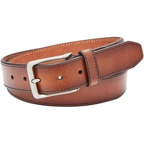 Fossil Men's Griffin Leather Casual Jean Every Day Belt, Size 32, Cognac