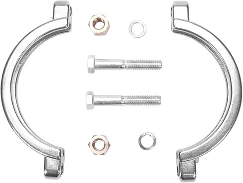 DERNORD Sanitary Clamp High Pressure Bolted Tri Clamp Clover Stainless Steel 304 (Tri-clamp: 1.5 Inch) in Kuwait