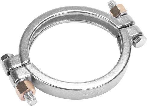 DERNORD Sanitary Clamp High Pressure Bolted Tri Clamp Clover Stainless Steel 304 (Tri-clamp: 1.5 Inch) in Kuwait