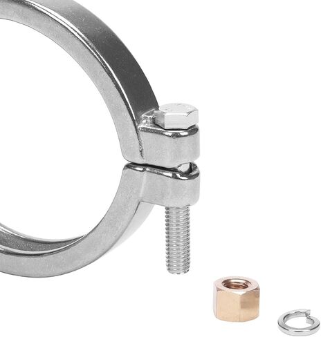 DERNORD Sanitary Clamp High Pressure Bolted Tri Clamp Clover Stainless Steel 304 (Tri-clamp: 1.5 Inch) in Kuwait