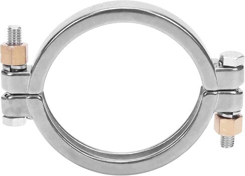 DERNORD Sanitary Clamp High Pressure Bolted Tri Clamp Clover Stainless Steel 304 (Tri-clamp: 1.5 Inch) in Kuwait