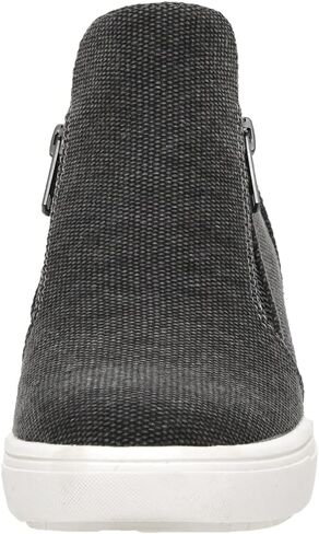 CUSHIONAIRE Women's Hart Hidden Wedge Sneaker +Wide Width Available, Black, 11 W in Kuwait