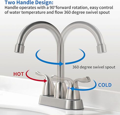 FROPO 2 مقبض صنبور حوض الحمام الأسود - 4 بوصة صنبور مركزي للحمام 2 أو 3 فتحات صنبور مرحاض الحمام صنابير حوض الغرور مع استنزاف منبثق وخطوط إمداد باللون الأسود غير اللامع in Kuwait