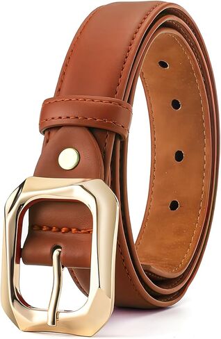 RMMVJJ Women Gold Leather Belts Sparkly Jeans Pants Belt Shiny Club Party Dresses Belt in Saudi Arabia