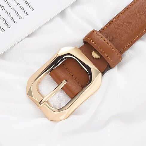 RMMVJJ Women Gold Leather Belts Sparkly Jeans Pants Belt Shiny Club Party Dresses Belt in Saudi Arabia