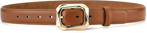 RMMVJJ Women Gold Leather Belts Sparkly Jeans Pants Belt Shiny Club Party Dresses Belt in Saudi Arabia