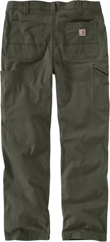 Carhartt Men's Rugged Flex Relaxed Fit Double-Front Utility Jean, Tahoe, 33 x 34 in Saudi Arabia