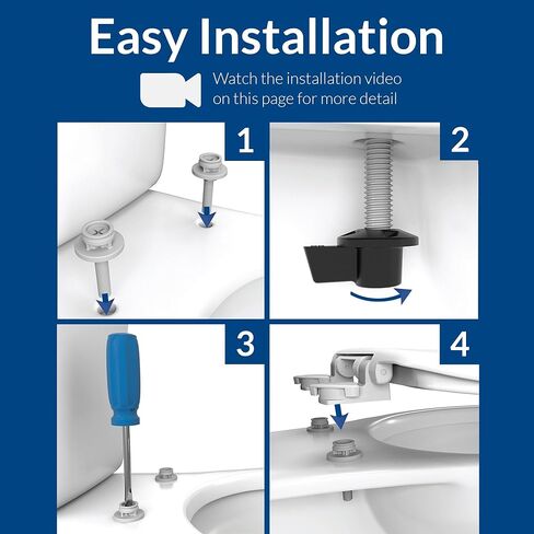 تشيرتش مقعد مرحاض 540EC 346 مع مفصلات سهلة التنظيف والتغيير، مستدير، خشب متين مطلي بالمينا، بسكويت/كتان in Kuwait