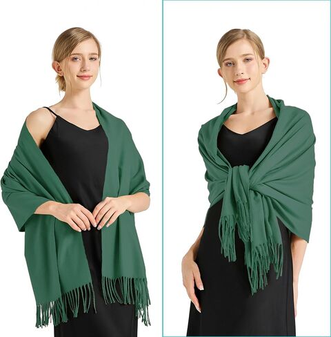 Ciormis Pashmina Scarf for Women, Soft Pashminas Shawls and Wraps for Evening Dresses, Wedding Bride Bridesmaid Shawls Scarf in Saudi Arabia