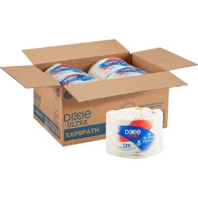 Dixie Ultra 10" Heavy-Weight Paper Plates by GP PRO (Georgia-Pacific); Pathways; SXP10PATH; 500 Count (125 Plates Per Pack; 4 Packs Per Case)
