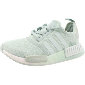 Adidas Women's NMD_R1 Sneakers (White/Pine Green, 9)