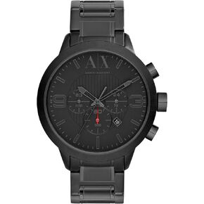 A|X ARMANI EXCHANGE Men's AX1277 Black Watch