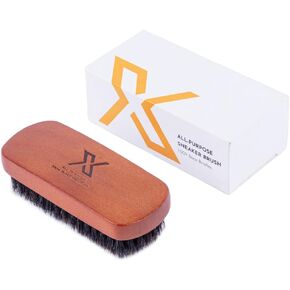 X All-Purpose Sneaker Cleaning Brush, 100% Boar Bristles - Soft Bristles for Delicate Shoe Materials!