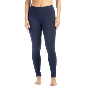 Fishers Finery Women's Ecofabric Athletic Yoga Ankle Legging (Navy, L Tall)