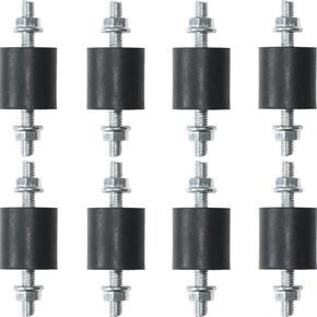 4pcs 25 x 25mm Rubber Mounts Rubber Vibration Isolator Mounts Shock Absorber with M6 x 19mm Studs Vibration Isolators in Kuwait